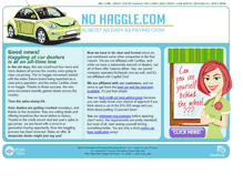 Tablet Screenshot of nohaggle.com